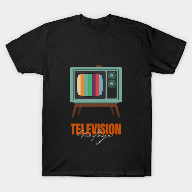 Vintage television T-Shirt by Josh Diaz Villegas